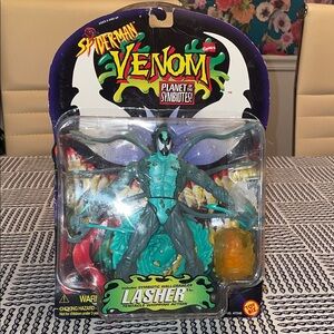 Marvel Venom Lasher Action Figure - Gray and Teal